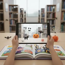 Digital Halloween with augmented reality games 