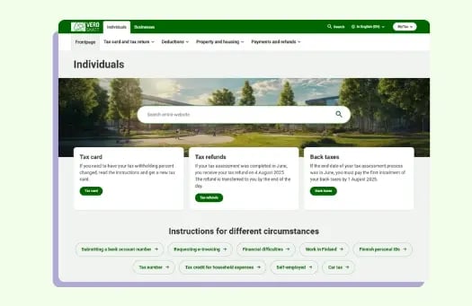 Vero.fi - Official Tax Website in Finland