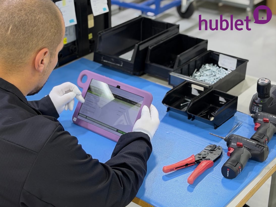 For production managers: less time managing devices, fewer human errors on the floor