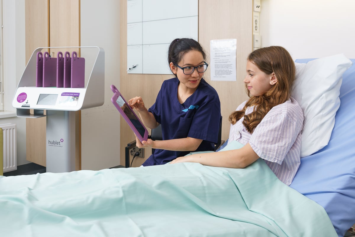 Staff relief, patient delight: Essote automates entertainment with Hublet