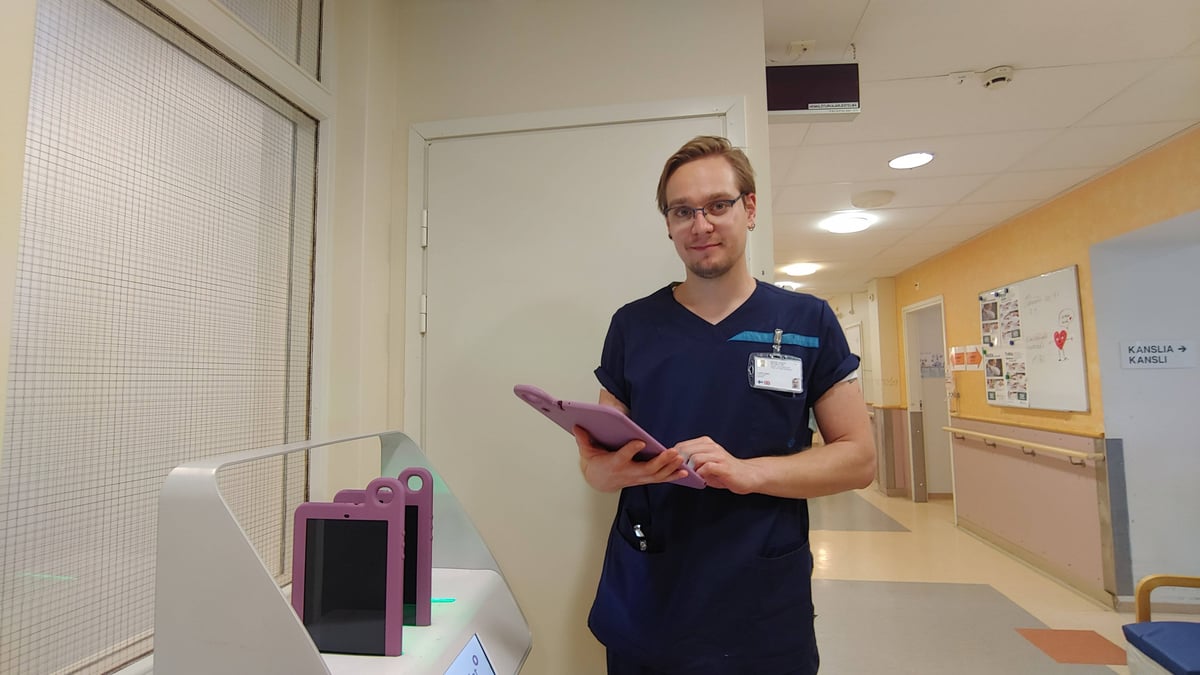 Hublet Solution has improved patient entertainment at Laakso Hospital