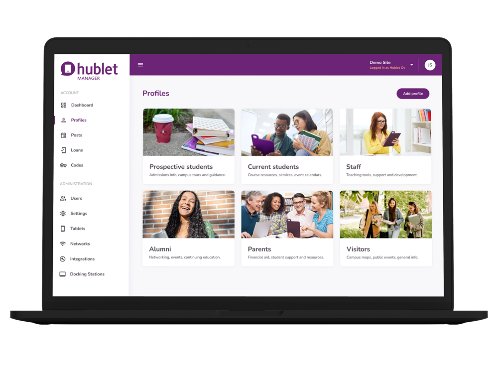 Education-Hublet-Profiles---Hublet-Manager-for-Student-Tablet