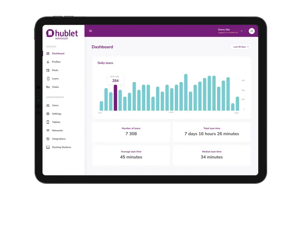 Hublet Manager - device management software