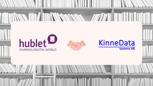 Hublet Collaborates with KinneData Systems AB to Expand Reach in the Swedish Library Market